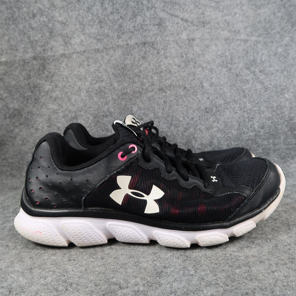 Under Armour Shoes Womens 10 Athletic Trainer Assert 6 Running Sneakers Black
